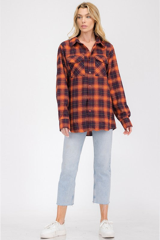 Oversized boyfriend fit for relaxed, effortless style.