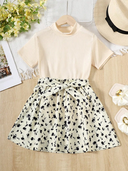 Breezy chic summer set with matching top and bottom in lightweight fabric, designed for comfort and style in warm weather

