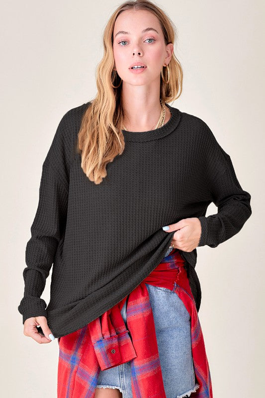 Imported from China and styled casually with jeans or leggings. 