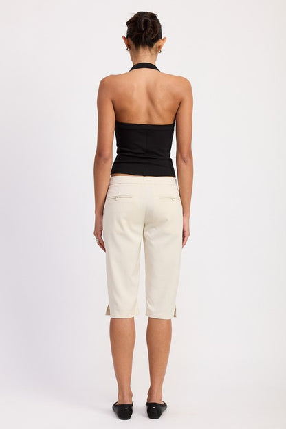 Fabric has moderate thickness — more substantial than sheer knits. (From knit/rayon blend)