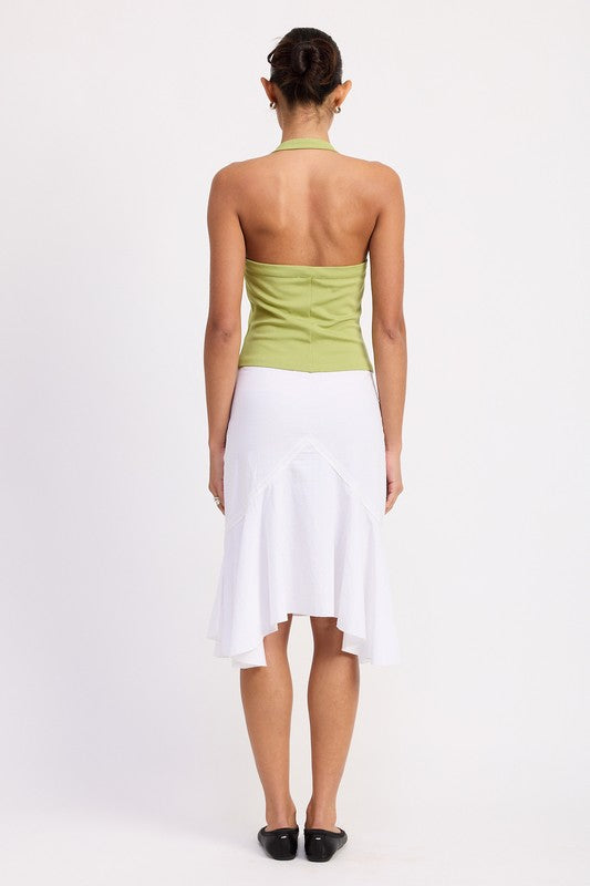 Versatile styling: good with denim, leather bottoms, or even layered under a blazer when needed.