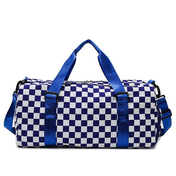 Stylish patterned bag featuring a classic design and ample space for essentials.