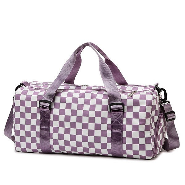Stylish patterned bag featuring a classic design and ample space for essentials.