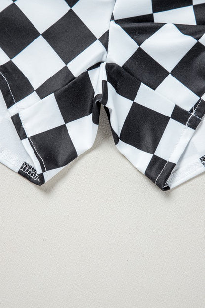 Bold pattern. Flattering fit. Everyday ease. These checkered high-waist shorts are your go-to for casual cool. With a classic print and a silhouette that hugs just right, they’re perfect for sunny strolls, coffee runs, or laid-back hangouts.