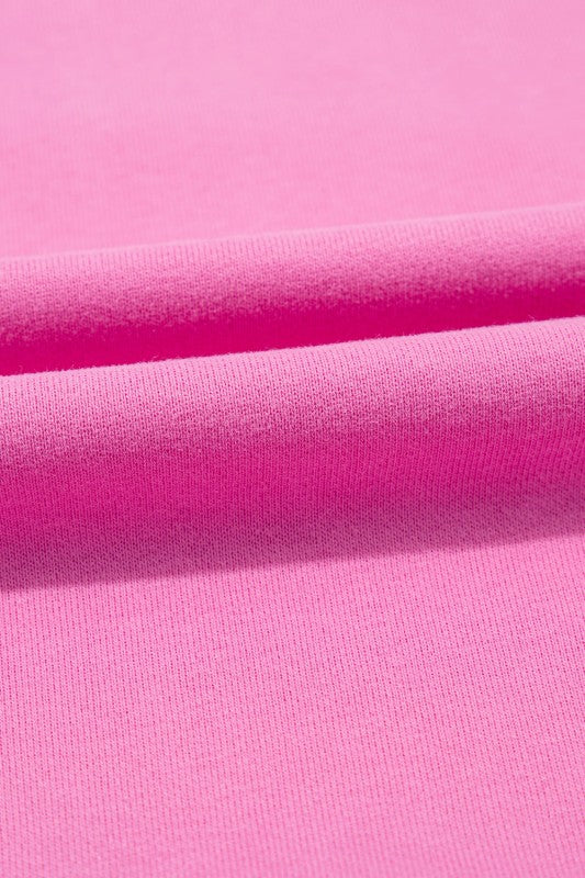 Close-up of pink fabric texture