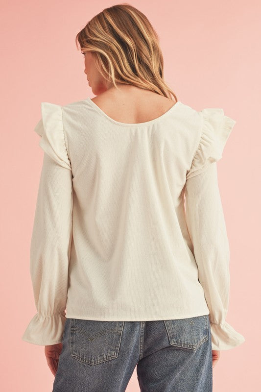Perfect balance of elegance and casual chic. Back view