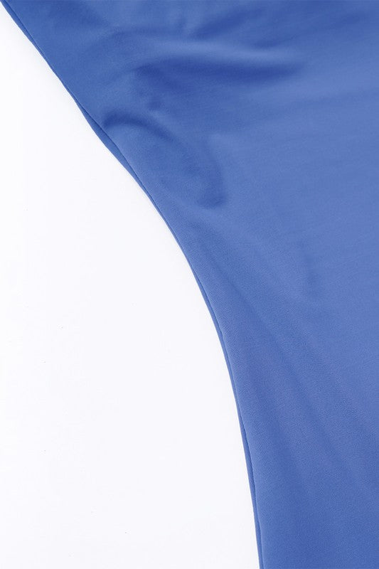 Corseted wrap bodycon dress