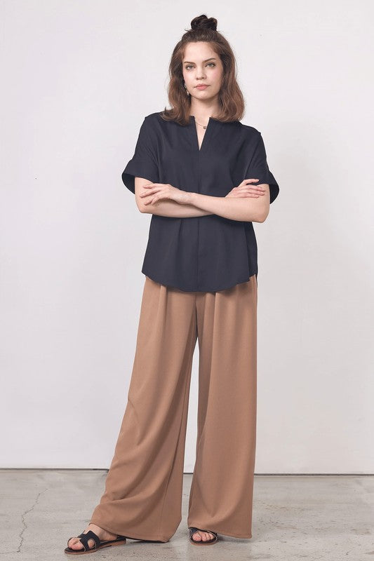 Soft drape adds feminine movement with every step.
