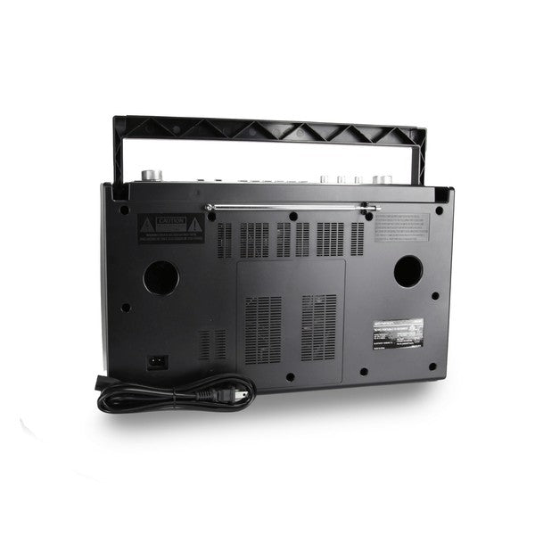 Bring back the golden age of music with the Emerson Retro Portable CD Boombox—where timeless design meets today’s tech. Whether you're spinning classic CDs or tuning into your favorite radio station, this boombox delivers rich stereo sound in a stylish, compact package.