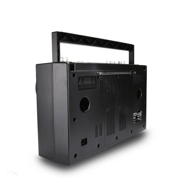 Bring back the golden age of music with the Emerson Retro Portable CD Boombox—where timeless design meets today’s tech. Whether you're spinning classic CDs or tuning into your favorite radio station, this boombox delivers rich stereo sound in a stylish, compact package.