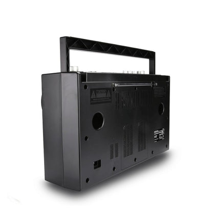 Bring back the golden age of music with the Emerson Retro Portable CD Boombox—where timeless design meets today’s tech. Whether you're spinning classic CDs or tuning into your favorite radio station, this boombox delivers rich stereo sound in a stylish, compact package.