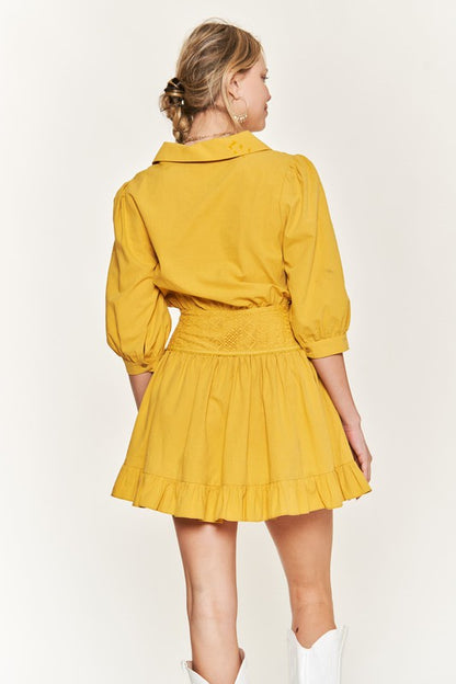 Lightweight cotton material makes it ideal for warm weather. 