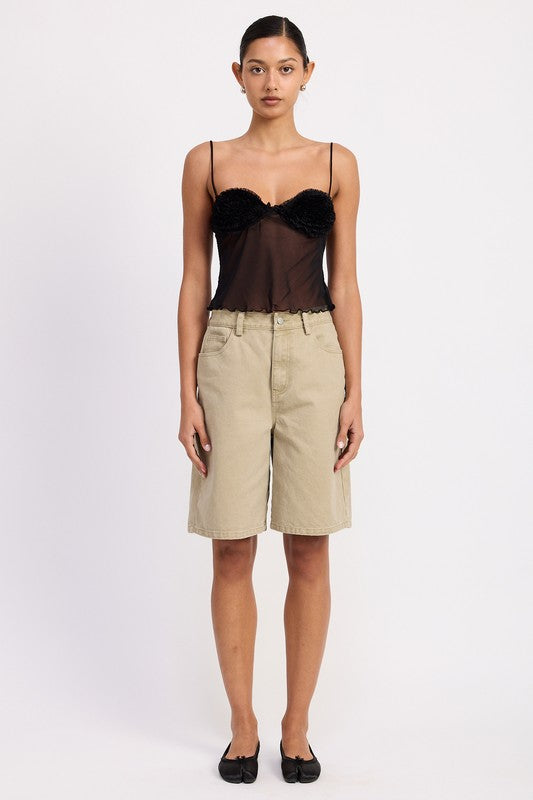 Available in Black and Off-White, delivering both bold and soft styling options. 