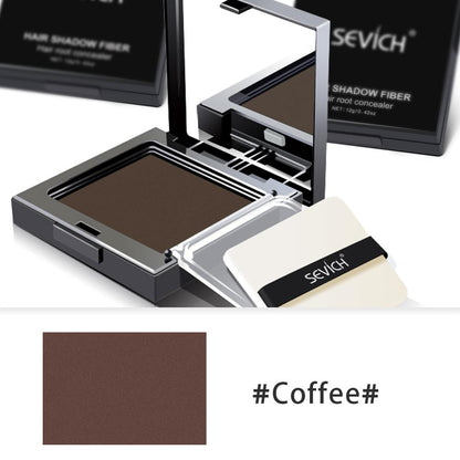 Sevich 12g Hair Line powder compact Waterproof Dark Brown Hair shadow Powder 3 Colors Hair Concealer Powder Instantly Cover Up
