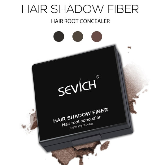 Sevich 12g Hair Line powder compact Waterproof Dark Brown Hair shadow Powder 3 Colors Hair Concealer Powder Instantly Cover Up