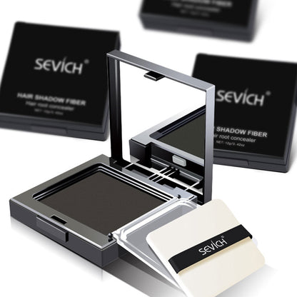 Sevich 12g Hair Line powder compact Waterproof Dark Brown Hair shadow Powder 3 Colors Hair Concealer Powder Instantly Cover Up