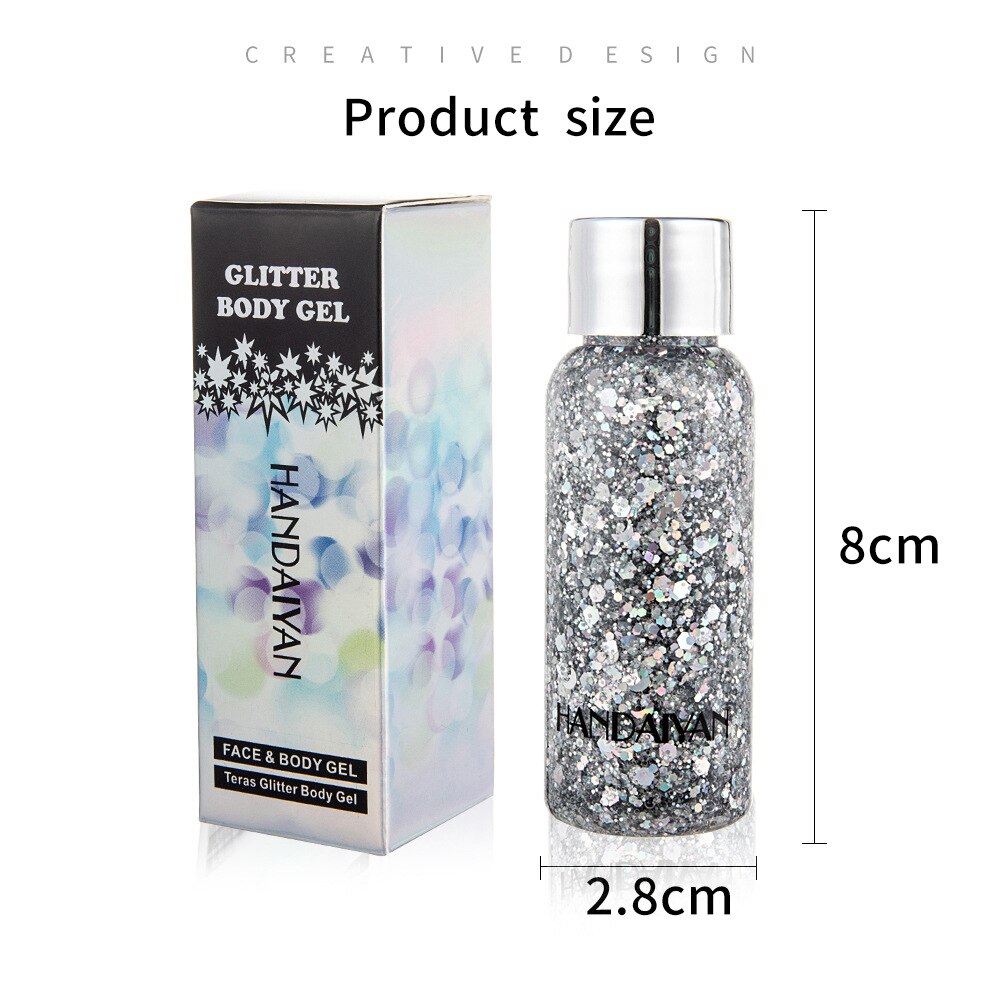 Shiny Eye Glitter Eyeshadow Nail Hair Body Face Sequins   Pigment for Eyes Glitter Eyeshadow Festival Party Glitter косметика