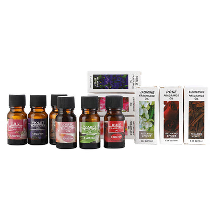 10ml/bottle Essential Oils For Aroma Diffuser Air Humidifier Aromatherapy Water-soluble Oil 12 Kinds Of Fragrance To Choose L5