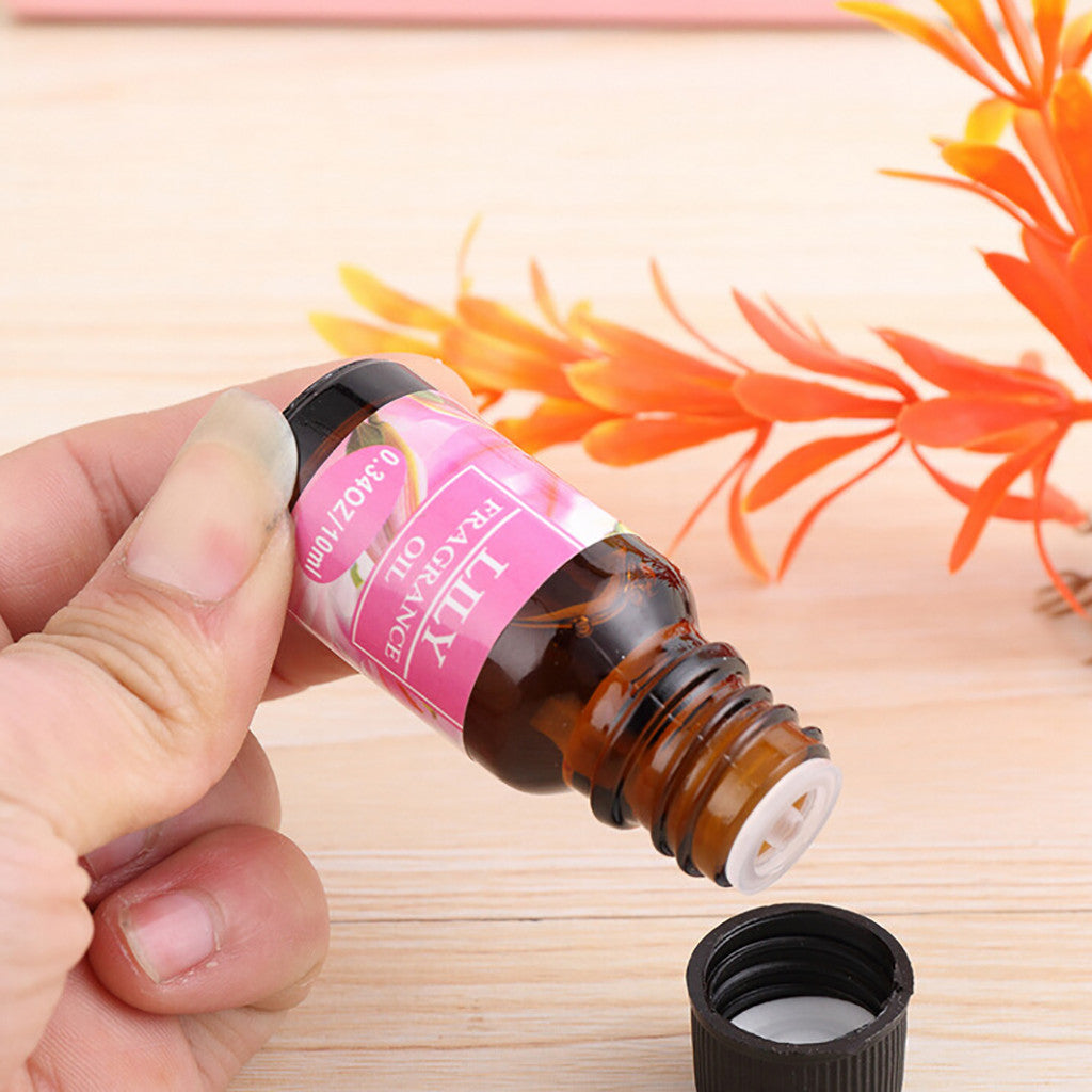 10ml/bottle Essential Oils For Aroma Diffuser Air Humidifier Aromatherapy Water-soluble Oil 12 Kinds Of Fragrance To Choose L5