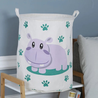 1pc Cloth Art Folding Geometry Dirty Clothes Toys Storage Bucket Household Storage Basket Dirty Clothes Laundry Basket 40*50cm