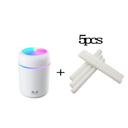 Electric Air Mist Humidifier 300ml Essential Oil Diffuser Home Fragrance USB Cool Mist Humidifier Air Freshener for Office Car