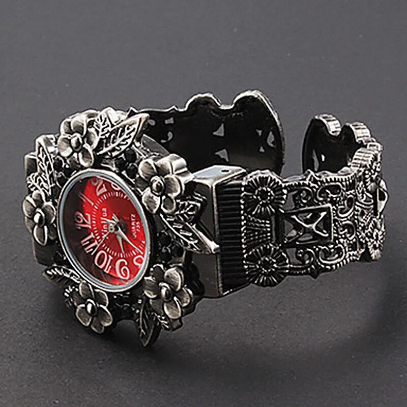 Pulsera Hombre XINHUA Stainless Steel Dial Quartz Wristwatches for Women Fashion Bracelet Watches Flower Bangle Watch