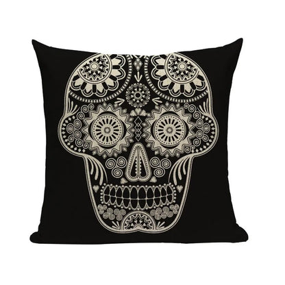 Halloween skull Cushion Cover Car Throw Pillow Cover 18x18 inches Pillowcase Home Decor Custom Fashion Linen