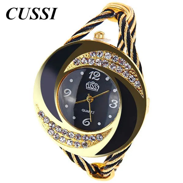 Women Casual Wristwatch 7 Colors Bracelet Round Dial Crystal Quartz Elegant Fashion Watch Hight Quality Hour major Clock relojes