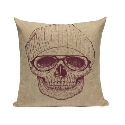 Halloween skull Cushion Cover Car Throw Pillow Cover 18x18 inches Pillowcase Home Decor Custom Fashion Linen