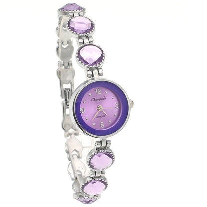 chaoyada women office ladies gold stainless steel luxury quartz wristwatch girls electronic waterproof bracelet watches