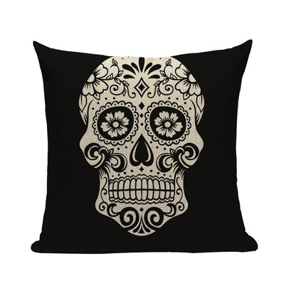 Halloween skull Cushion Cover Car Throw Pillow Cover 18x18 inches Pillowcase Home Decor Custom Fashion Linen