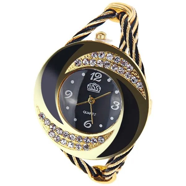 Women Casual Wristwatch 7 Colors Bracelet Round Dial Crystal Quartz Elegant Fashion Watch Hight Quality Hour major Clock relojes