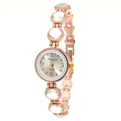 chaoyada women office ladies gold stainless steel luxury quartz wristwatch girls electronic waterproof bracelet watches