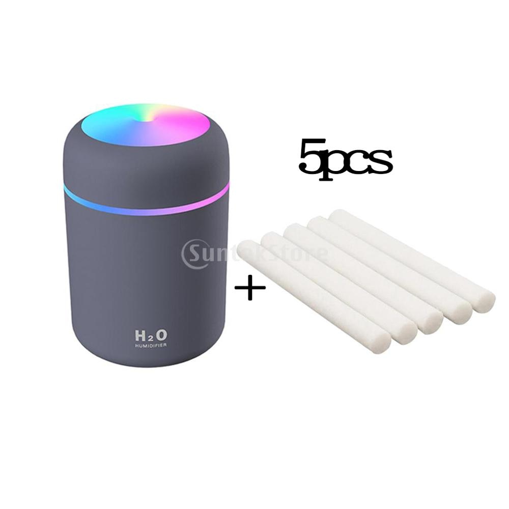 Electric Air Mist Humidifier 300ml Essential Oil Diffuser Home Fragrance USB Cool Mist Humidifier Air Freshener for Office Car