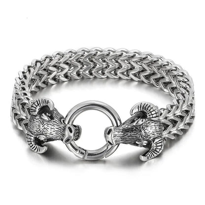 Men\\\\\\'s Vintage Skull Beaded Skull Bracelets Men\\\\\\'s Bracelets Gothic Jewelry Accessories Gifts