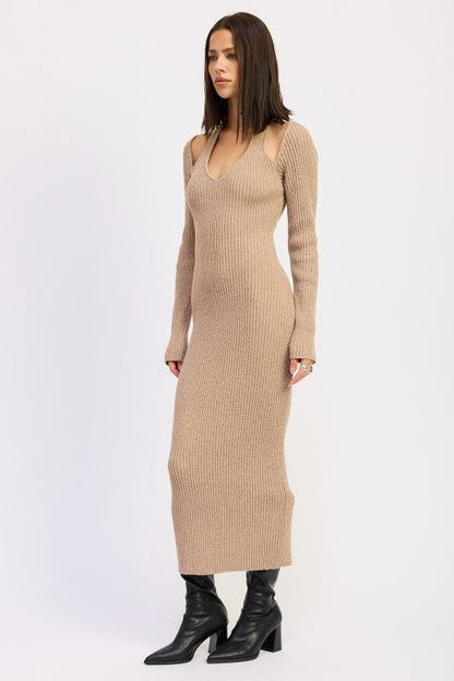 Halter Neck Midi Dress