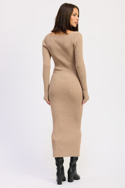 Halter Neck Midi Dress