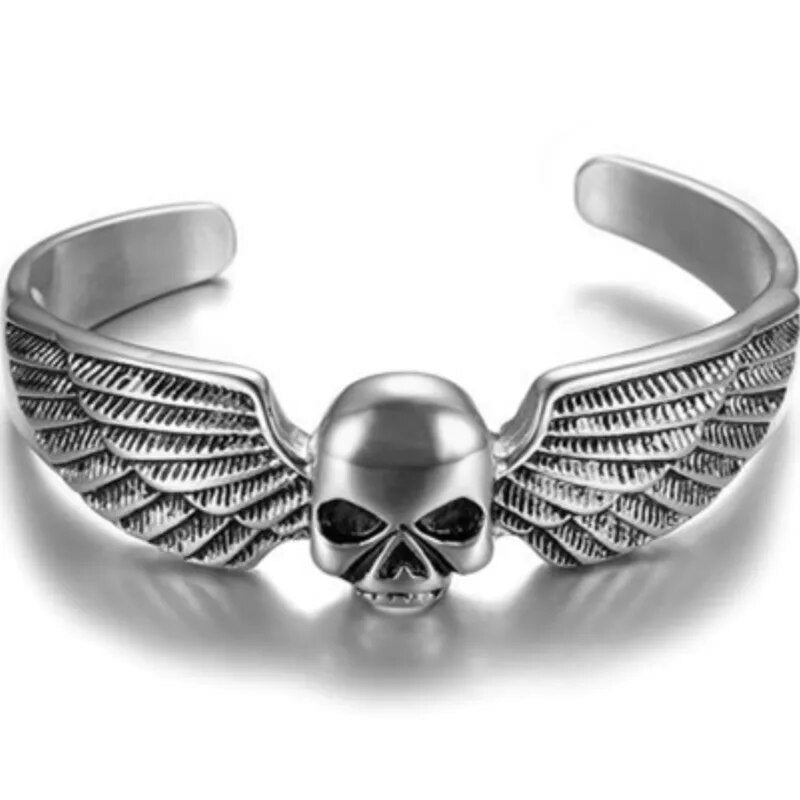 Men\\\\\\'s Vintage Skull Beaded Skull Bracelets Men\\\\\\'s Bracelets Gothic Jewelry Accessories Gifts