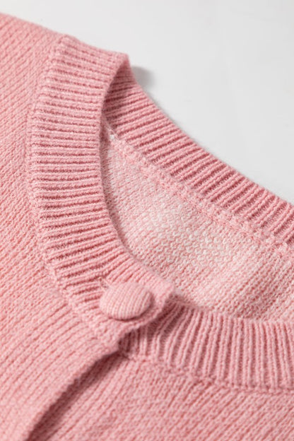 a Heart Button Front Sweater for women