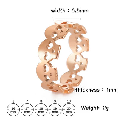 Unift Skull Rings for Women Men Stainless Steel Rings Gothic Grunge Punk Jewelry Black Color Finger Accessories Halloween Gift
