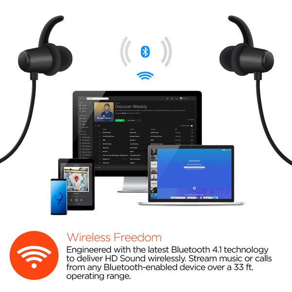 Crush your fitness goals with the HyperGear ActiveGear Wireless Earphones & Belt combo. Designed for athletes, runners, and everyday movers, this set delivers high-performance audio and hands-free convenience in one sleek package. Whether you're hitting the pavement or the gym, you’ll stay connected, focused, and totally untangled