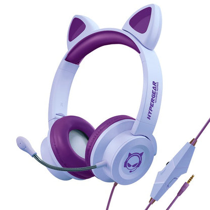 Meet Kombat Kitty—the purr-fect gaming headset designed just for kids! With plush ear cushions, an adjustable padded headband, and adorable cat ears, this headset delivers high-definition stereo sound and all-day comfort for gaming, streaming, and schoolwork. Whether they're teaming up in Fortnite or tuning into online classes, Kombat Kitty keeps kids connected and confident.