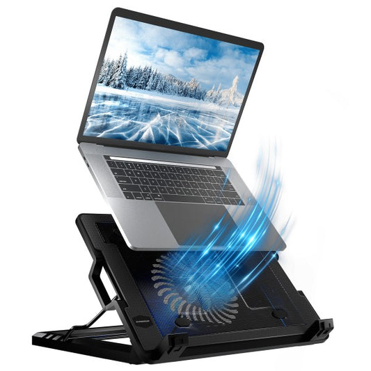 Say goodbye to overheating and hello to elevated performance. The HyperGear UpRite Air Portable Laptop Cooling Stand is engineered to keep your laptop cool, your posture aligned, and your workflow optimized—whether you're at your desk, on the couch, or working remotely.