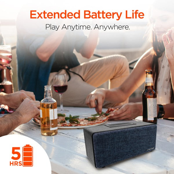 Turn up the style and the sound with the HyperGear Fabrix 2 Wireless Speaker. Wrapped in premium woven fabric and powered by rich stereo drivers, this speaker blends fashion and function for music lovers who want more than just volume. Whether you're hosting, chilling, or working, Fabrix 2 delivers immersive audio in a design that fits any space.