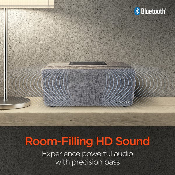 Turn up the style and the sound with the HyperGear Fabrix 2 Wireless Speaker. Wrapped in premium woven fabric and powered by rich stereo drivers, this speaker blends fashion and function for music lovers who want more than just volume. Whether you're hosting, chilling, or working, Fabrix 2 delivers immersive audio in a design that fits any space.