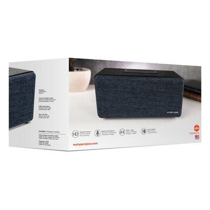 Turn up the style and the sound with the HyperGear Fabrix 2 Wireless Speaker. Wrapped in premium woven fabric and powered by rich stereo drivers, this speaker blends fashion and function for music lovers who want more than just volume. Whether you're hosting, chilling, or working, Fabrix 2 delivers immersive audio in a design that fits any space.