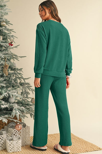 Jolly Ribbed Top & Pants Set_-d