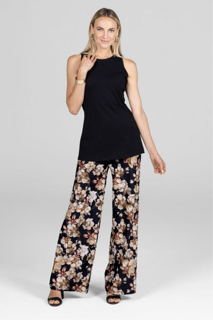 JULIA TUNIC: BLACK PONTE