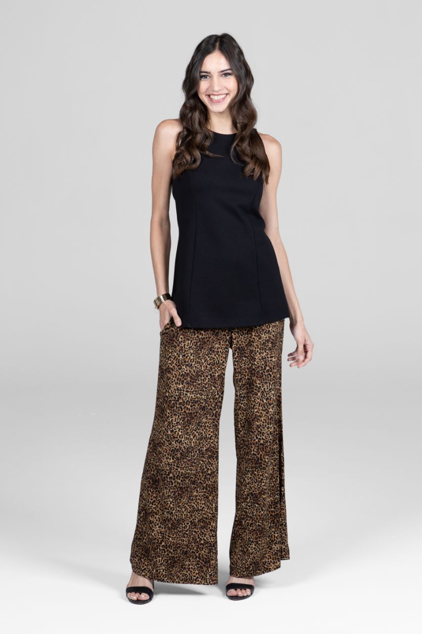 JULIA TUNIC: BLACK PONTE