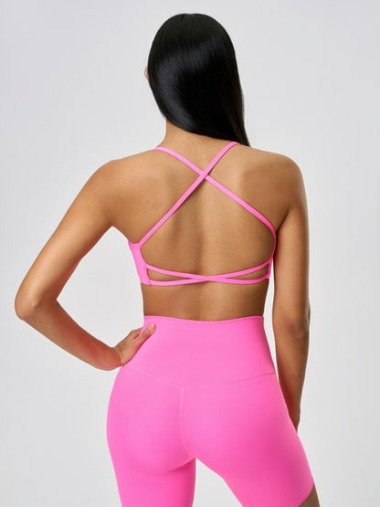 Flirty straps. Functional fit. The JupiterGear Crisscross Cami is your go-to for layering, lounging, or light workouts. With a sleek silhouette and delicate crisscross back straps, it’s designed to move with you while adding a touch of flair to your everyday look